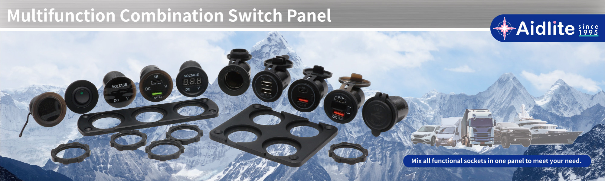 Multifunction Combination switch panel