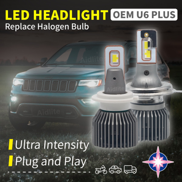 Super Bright LED Headlight Fog Light 4-Sides Conversion Kit – Autolizer